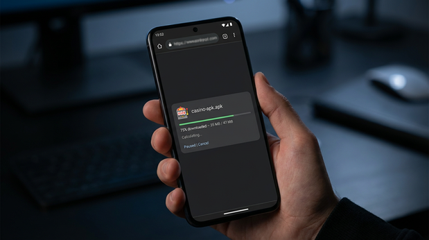 Main screen of  apk page for PK players