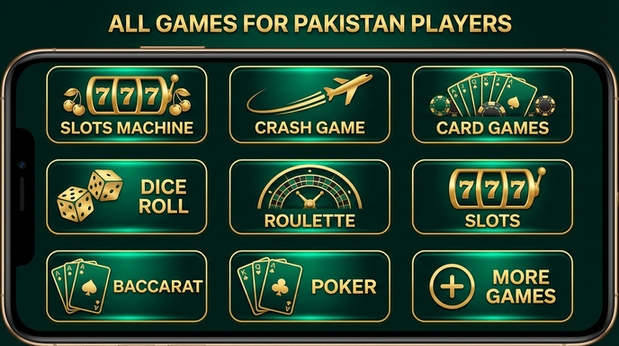 Main screen of  games page for PK players